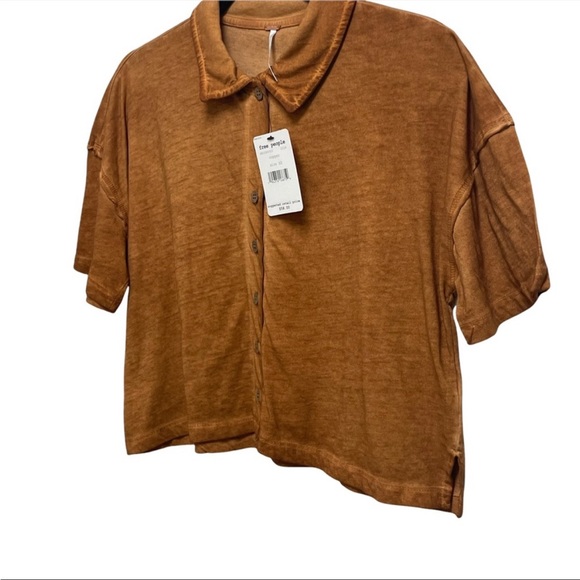 NEW FREE PEOPLE Weekend Rush Top In Copper
Size XS - Picture 9 of 10
